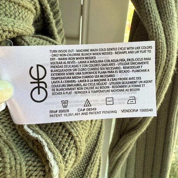 Bass Outdoor Full Zip Hoodie Sweater Jacket in Deep Lichen Green size Small NWT - Picture 9 of 13